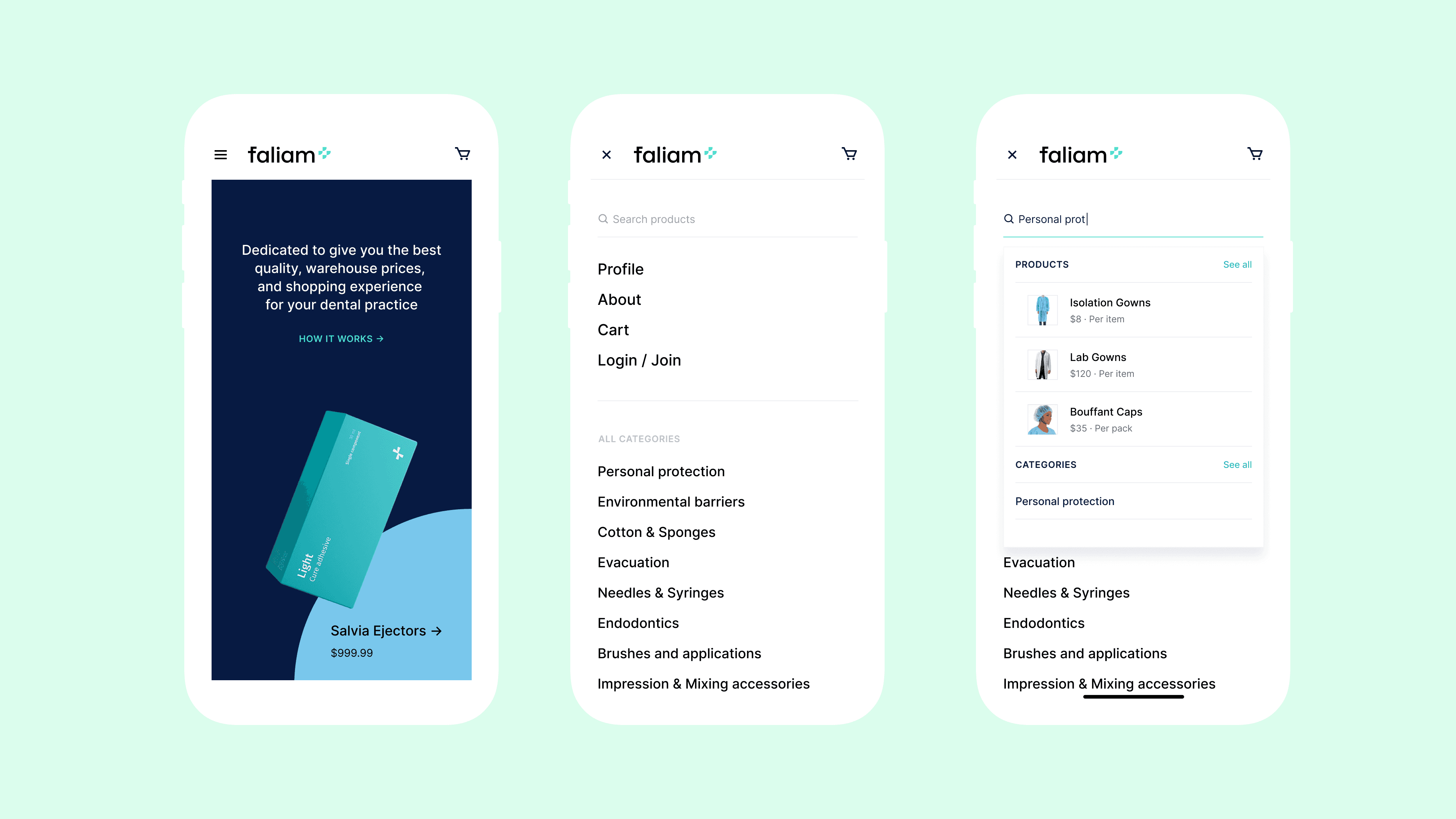 Responsive mobile experience